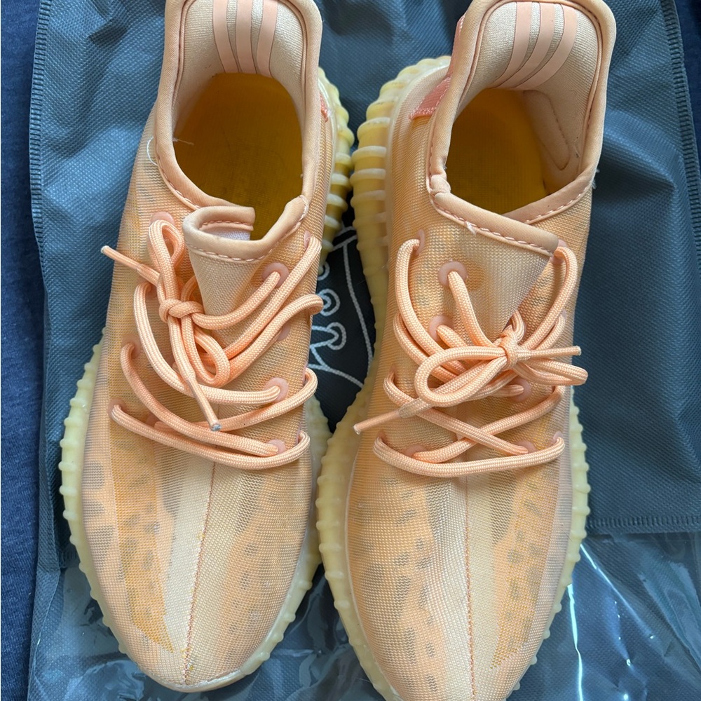 orange shoes
